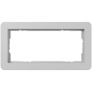 Gira 1002154 Abdeckrahmen 2-fach o.M. Gira E1 Grau matt