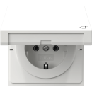 Gira 445470 SCHUKO-Steckdose mit Klappdeckel...