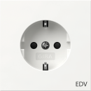 Gira 446170 SCHUKO-Steckdose Aufdruck EDV + Shutter...