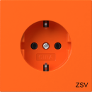 Gira 4188709 SCHUKO-Steckdose ZSV Flächenschalter...
