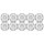 10 Stück Busch-Jaeger 20 EUC-914 SCHUKO® Steckdosen-Einsatz (Thermoplast) Alpinweiß Busch-balance® SI 2CKA002011A6232