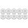 10 Stück Busch-Jaeger 20 EUCB-914 SCHUKO® Steckdosen-Einsatz mit erh. Berührungsschutz (Thermoplast) Alpinweiß Busch-balance® SI 2CKA002013A5379