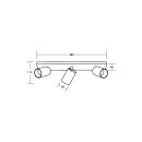 Brumberg 57133170 Decken-Anbauleuchte 230V AC GU10 max....