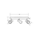 Brumberg 57173730 Decken-Anbauleuchte 230V AC E14 max. 3x5W LED
