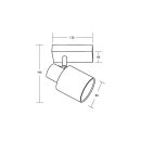 Brumberg 57231000 Decken-Anbauleuchte 230V AC E14 max....