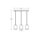 Brumberg 57425080 Pendelleuchte 230V AC E27 max. 3x15W LED