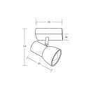 Brumberg 57211070 Decken-Anbauleuchte 230V AC E14 max....