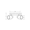 Brumberg 57232000 Decken-Anbauleuchte 230V AC E14 max. 2x10W LED