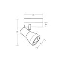 Brumberg 57171730 Decken-Anbauleuchte 230V AC E14 max....