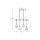 Brumberg 57413080 Pendelleuchte 230V AC E14 max. 3x10W LED
