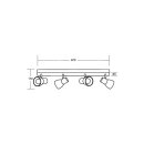 Brumberg 57214070 Decken-Anbauleuchte 230V AC E14 max. 4x10W LED