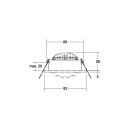 Brumberg 41413154TW LED-Einbaustrahler 230 V AC 6 W
