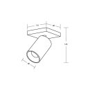 Brumberg 57122170 Decken-Anbauleuchte 230V AC GU10 max....