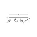 Brumberg 57174730 Decken-Anbauleuchte 230V AC E14 max. 4x5W LED