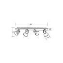 Brumberg 57114180 Decken-Anbauleuchte 230V AC E14 max....