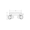 Brumberg 57212070 Decken-Anbauleuchte 230V AC E14 max. 2x10W LED
