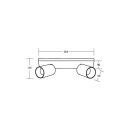 Brumberg 57132170 Decken-Anbauleuchte 230V AC GU10 max....