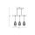 Brumberg 57406080 Pendelleuchte 230V AC E27 max. 3x15W LED