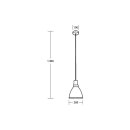 Brumberg 57412080 Pendelleuchte 230V AC E27 max. 1x15W LED