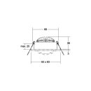 Brumberg 41415154TW LED-Einbaustrahler 230 V AC 6 W