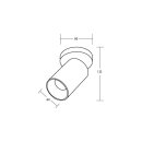 Brumberg 57121180 Decken-Anbauleuchte 230V AC GU10 max....