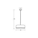 Brumberg 57195470 Pendelleuchte 230V AC E27 max. 3x15W LED