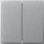 Gira Tastschalter Wechselschalter 2 fach TX 44 Set Aluminium: 349565 Wippe 2-fach gerade + 312800 Tastschalter Wechselschalter 2-fach