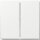 Gira Tastschalter Wechselschalter 2 fach TX 44 Set Reinweiß: 349566 Wippe 2-fach gerade + 312800 Tastschalter Wechselschalter 2-fach