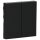Gira Tastschalter Wechselschalter 2 fach System 55 Set Schwarz matt: 3295005 Wippe 2-fach + 312800 Tastschalter Wechselschalter 2-fach
