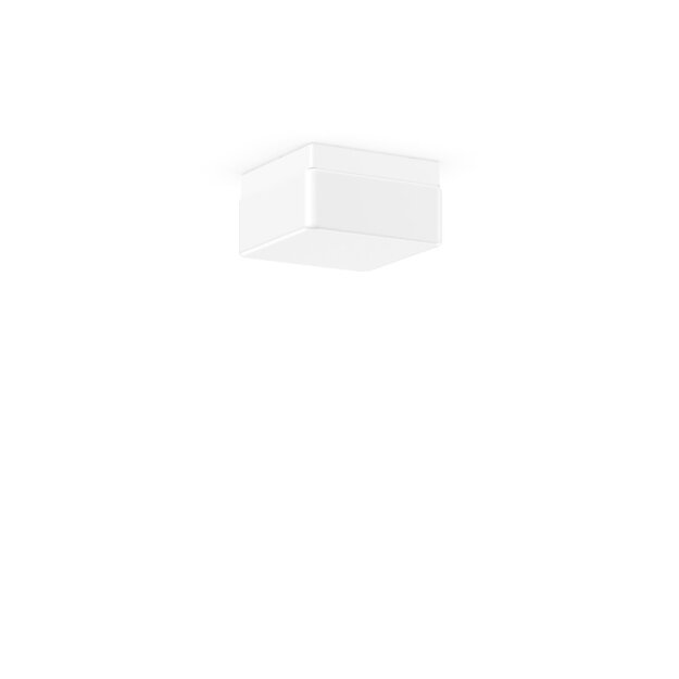 RZB 21127.002 Opalglasleuchte Quadrat opal-mt ws A60 60W