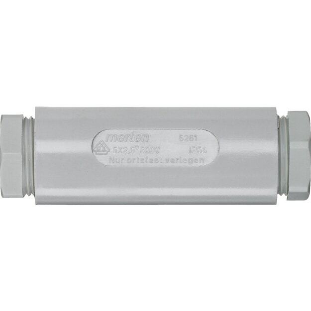 Merten 526129 Kabelverbindungsmuffe 5 x 2 5 mm2 Grau