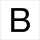 RZB 99220.003.B Buchstabe "B" Tiefschwarz