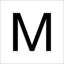 RZB 99222.013.M Buchstabe "M"