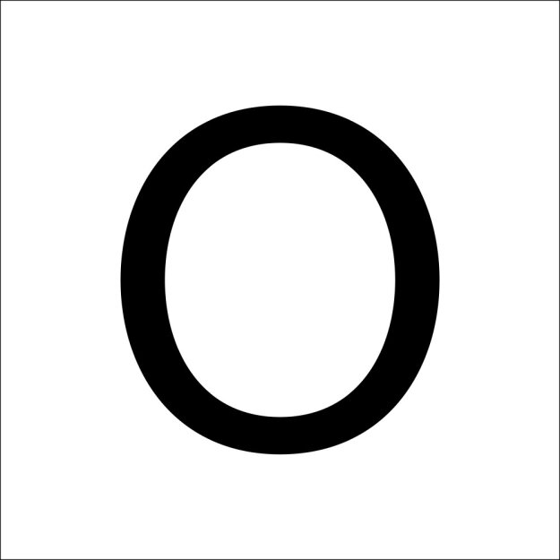 RZB 99222.013.O Buchstabe "O"