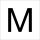 RZB 99223.013.M Buchstabe "M"