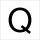 RZB 99223.013.Q Buchstabe "Q"