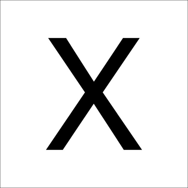 RZB 99223.013.X Buchstabe "X"