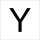 RZB 99224.003.Y Buchstabe "Y" Tiefschwarz