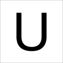 RZB 99221.013.U Buchstabe 60mm  U