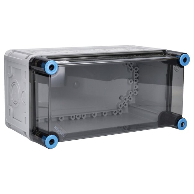 Hensel Mi0100 Mi-Leergehäuse, Einbaumaße 275x125x146mm, transparenter Deckel