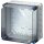 Hensel Mi0210 Mi-Leergehäuse, Einbaumaße 275x275x191mm, transparenter Deckel