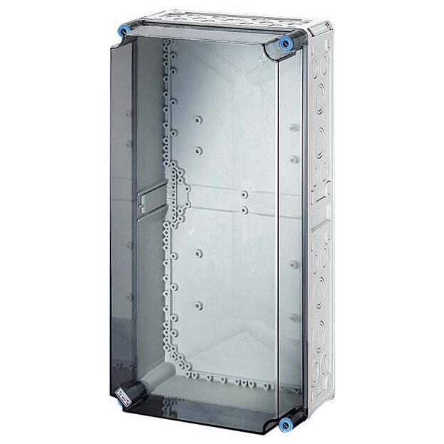 Hensel Mi0410 Mi-Leergehäuse, Einbaumaße 275x575x19mm, transparenter Deckel