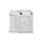 Hensel Mi0101 Mi-Leergehäuse, Einbaumaße 275x125x146mm, nicht durchsichtiger Deckel