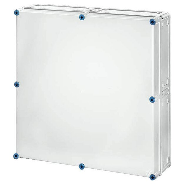 Hensel Mi0801 Mi-Leergehäuse, Einbaumaße 575x575x146mm, nicht durchsichtiger Deckel