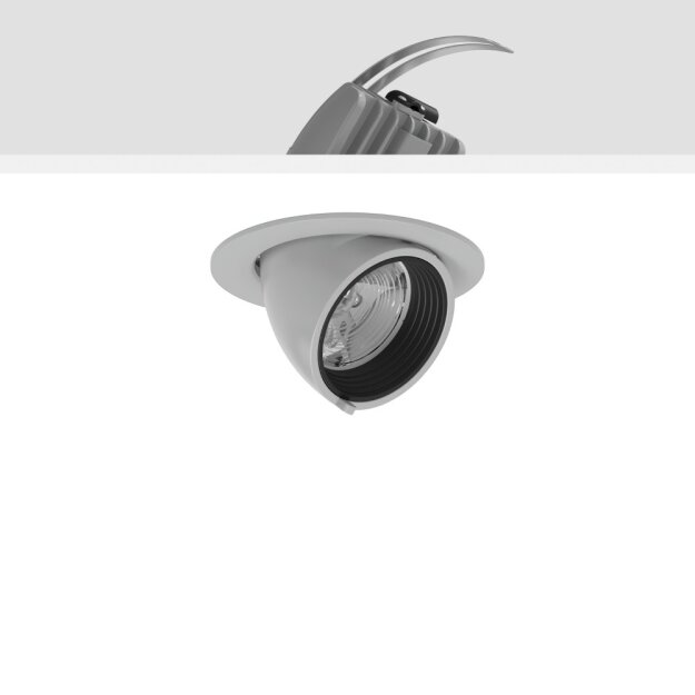 RZB 911581.004.1.76 LED-Einbaustrahler Golas 940 DALI silber