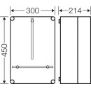 Hensel Mi2310 Mi-Zählergehäuse, 300x450x214mm außen, Zählereinbautiefe 190 mm