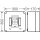 Hensel Mi5250 Mi-NH-Sicherungslasttrennschaltergehäuse , 1xNH 00, 3polig 125 A+PE+N