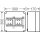 Hensel Mi4250 Mi-NH-Sicherungsgehäuse 2xNH 00 , 3polig, 125 A + PE + N