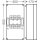 Hensel Mi4451 Mi-NH-Sicherungsgehäuse 1xNH 1 , 3polig, 250 A + PE + N