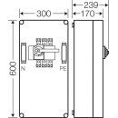 Hensel Mi7456 Mi-Lastschaltergehäuse 160A, 3polig +...